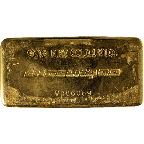 1 Kilo Engelhard Gold Bar (Secondary Market)