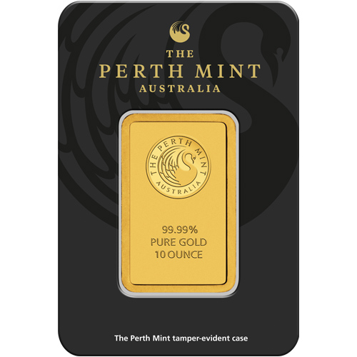 10 oz Perth Mint Gold Bar (New w/ Assay)