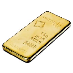 1 Kilo Valcambi Cast Gold Bar (New w/ Assay)