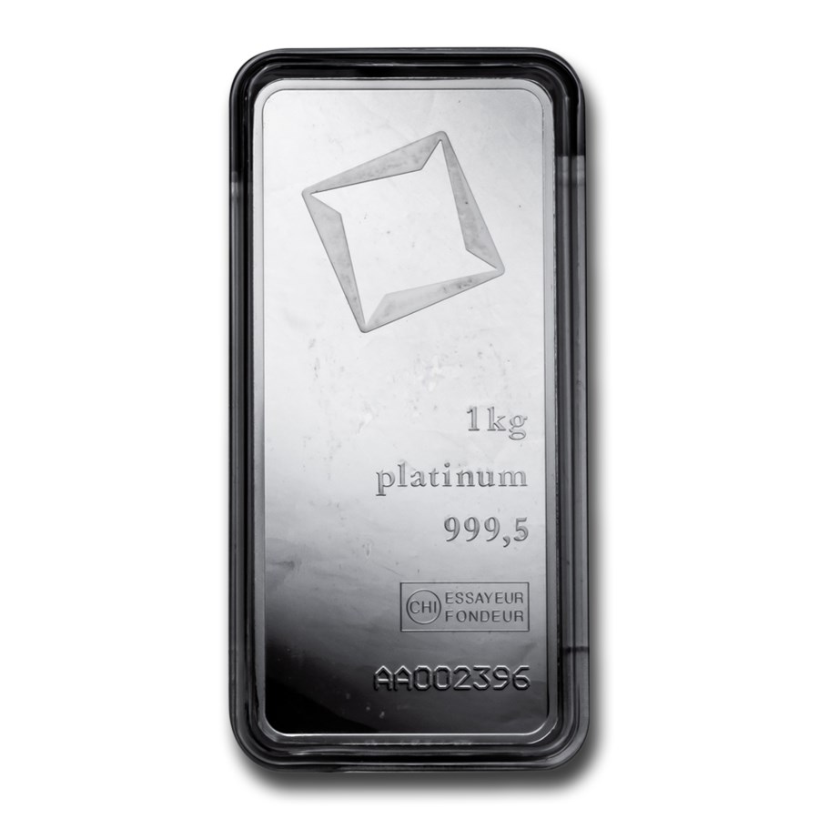 1000 gram Platinum Bar - Valcambi