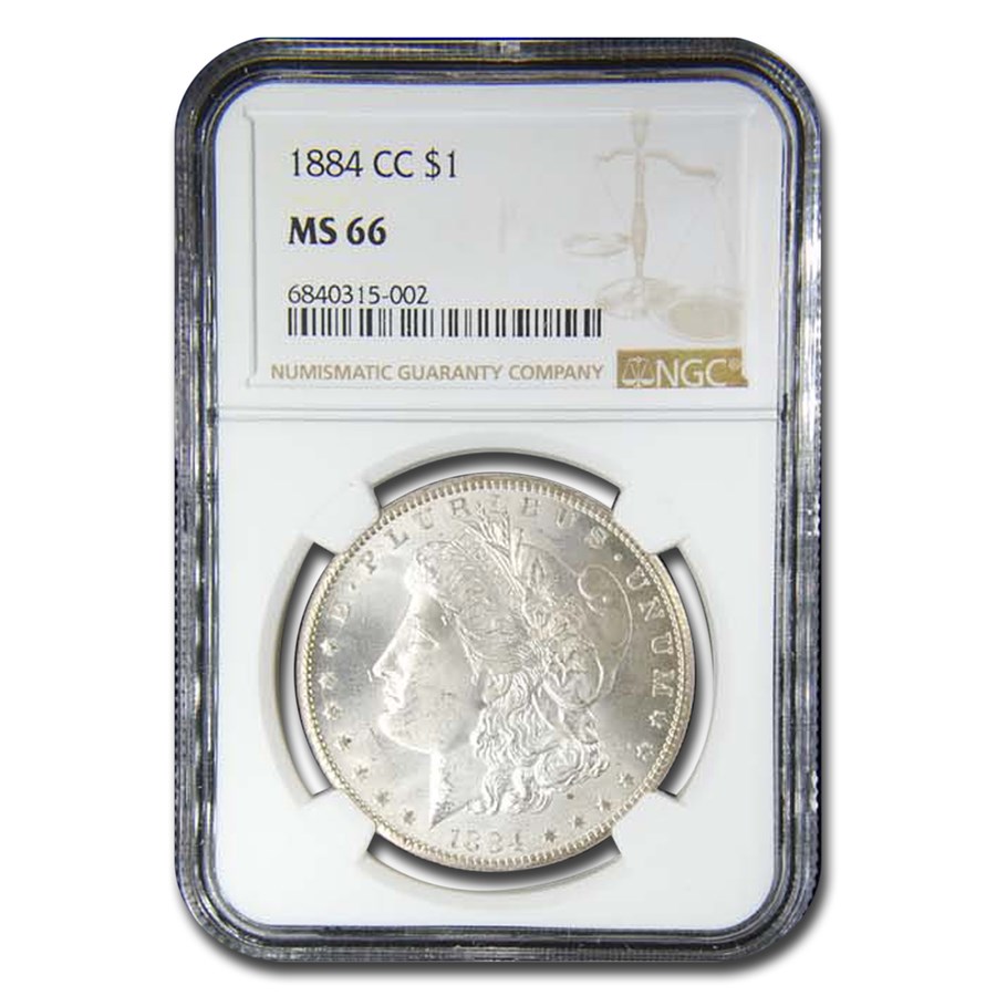 1884-CC Morgan Dollar MS-66 NGC