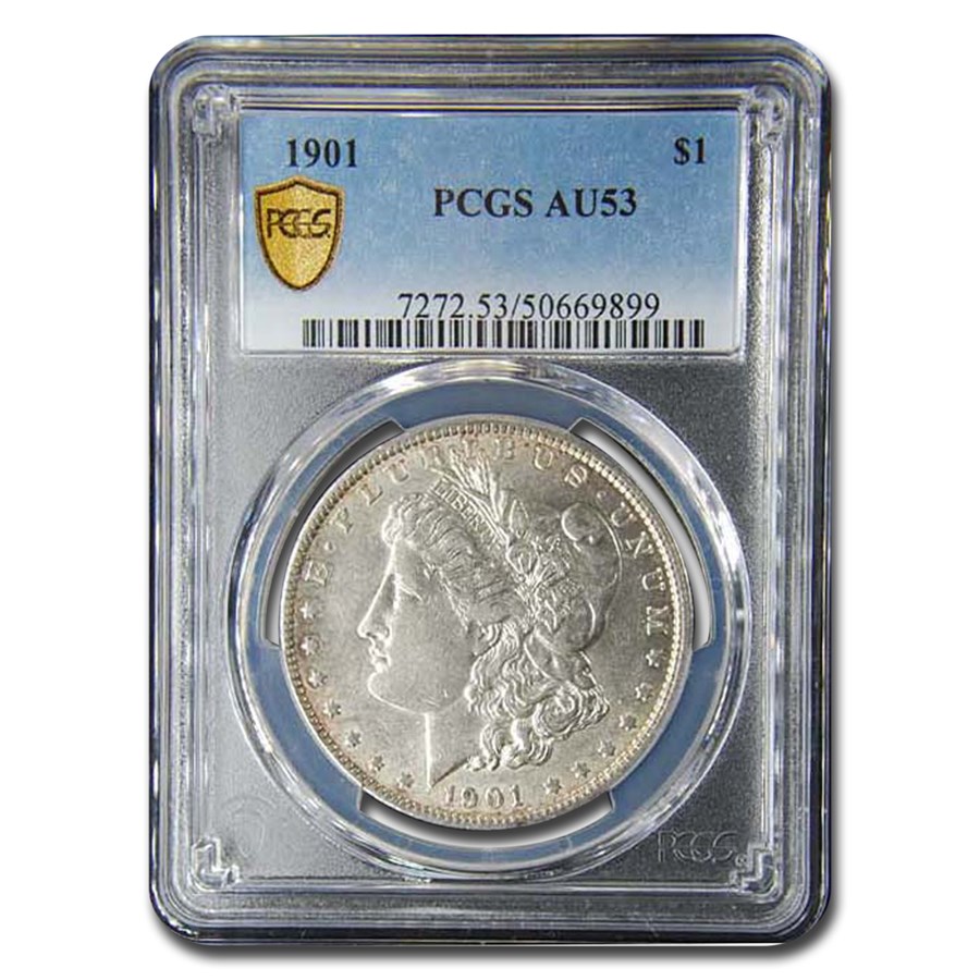 1901 Morgan Dollar AU-53 PCGS