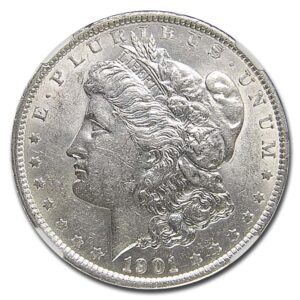 1901 Morgan Dollar AU-55 NGC