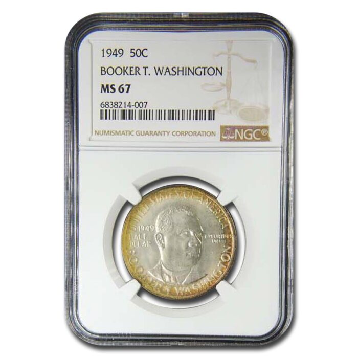 1949 Booker T. Washington Half Dollar MS-67 NGC