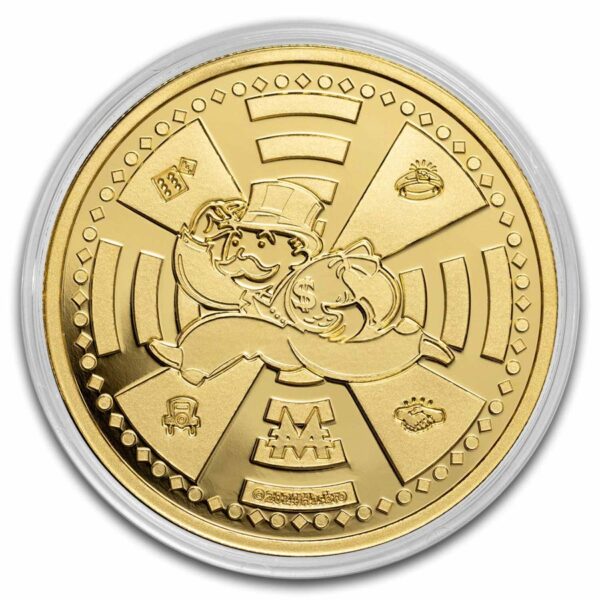 2024 Samoa 1 oz Gold Mr. Monopoly BU