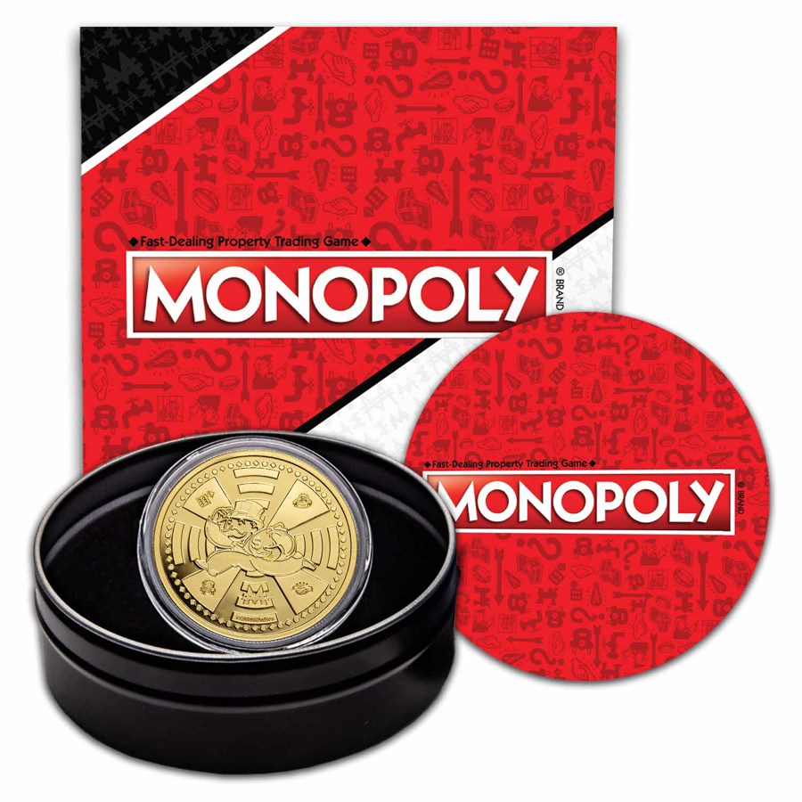 2024 Samoa 1 oz Gold Mr. Monopoly BU