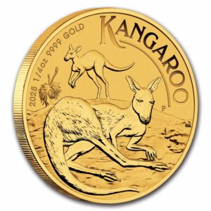 2025 Australia 1/4 oz Gold Kangaroo BU BEST