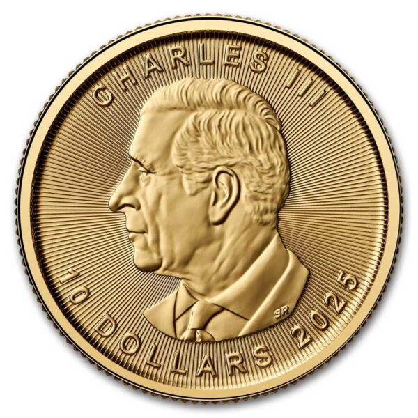2025 Canada 1/4 oz Gold Maple Leaf BU