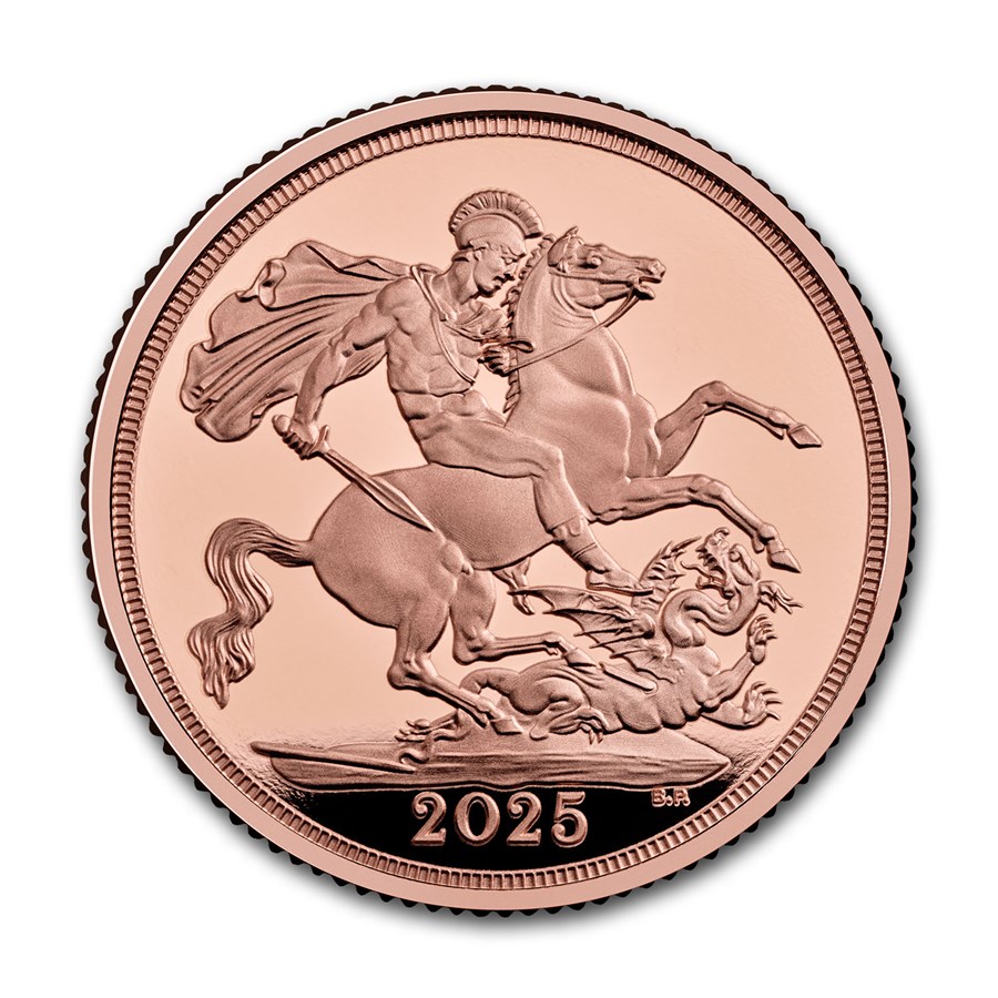 2025 Great Britain Gold Sovereign Proof Coin (Last Rose Gold)