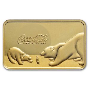 5 gram Gold Bar - PAMP Coca-Cola® Polar Bear BEST