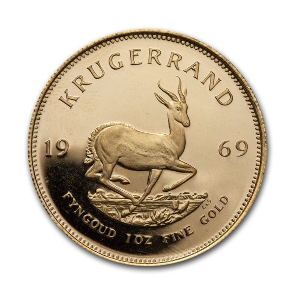 1969 South Africa 1 oz Proof Gold Krugerrand