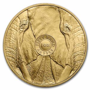 2022 South Africa 1 oz Gold Big Five Elephant BU