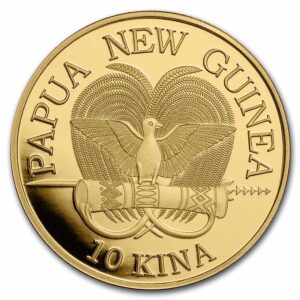 2023 Papua New Guinea 1 oz Gold Bird Of Paradise BU