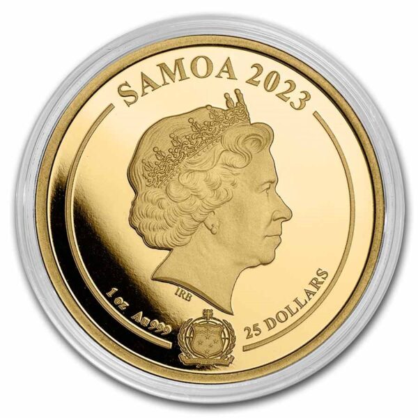 2023 Samoa 1 oz Gold DC Comics Flash BU