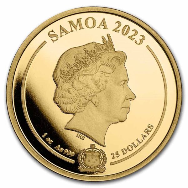 2023 Samoa 1 oz Gold DC Comics Flash BU