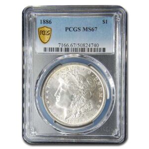 1886 Morgan Dollar MS-67 PCGS