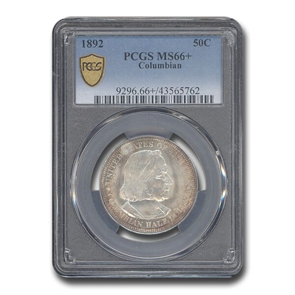1892 Columbian Expo Half Dollar Commem MS-66+ PCGS