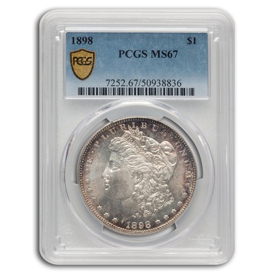 1898 Morgan Dollar MS-67 PCGS