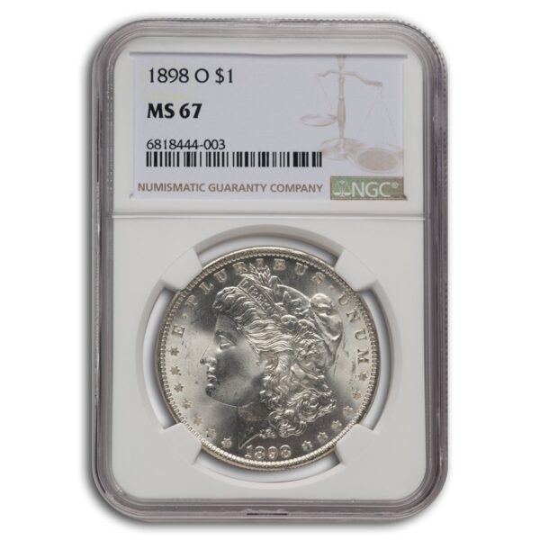 1898-O Morgan Dollar MS-67 NGC