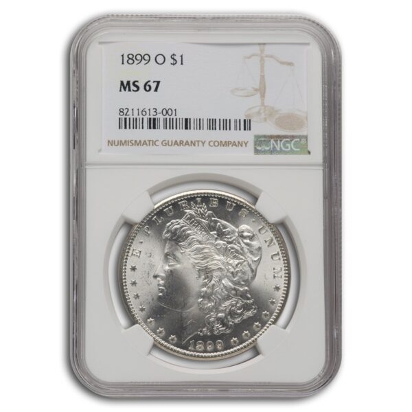 1899-O Morgan Dollar MS-67 NGC