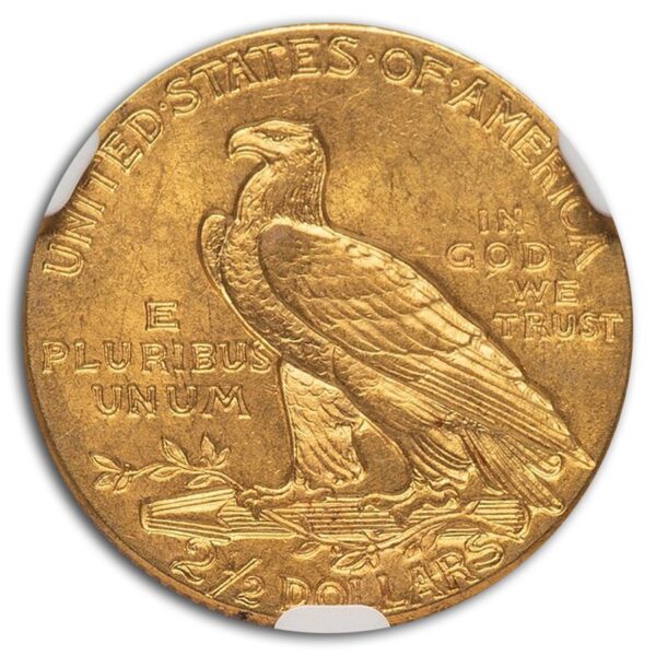 1908 $2.50 Indian Gold Quarter Eagle MS-63 NGC