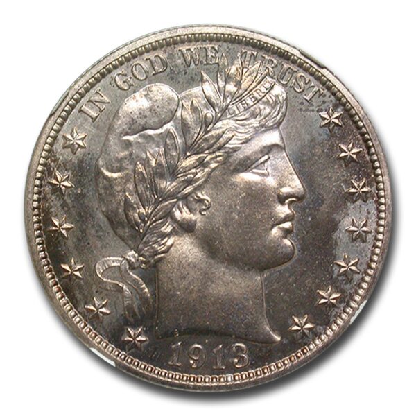 1913 Barber Half Dollar PF-65 NGC