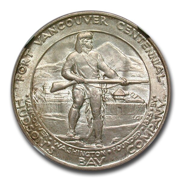 1925 Fort Vancouver Half Dollar Commem MS-66 NGC CAC
