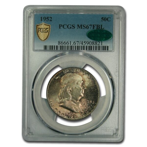 1952 Franklin Half Dollar MS-67 PCGS CAC (FBL)